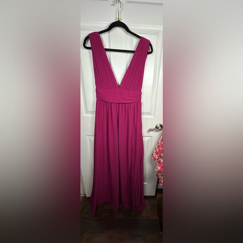 Lulus Heavenly Hues Magenta Maxi Dress Size Small NWOT - Picture 9 of 14